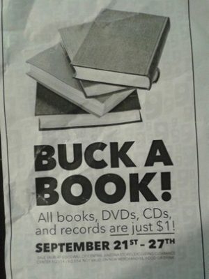 Goodwill of Arizona: Books, DVD’s, CD’s, and Records just $1 {Valid through 9/27}
