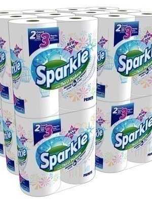 Amazon: 24 GIANT Rolls of Sparkle Paper Towels just $21.71 {Shipped}
