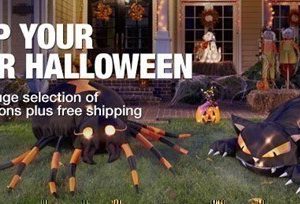 Home Depot: FREE Shipping on Halloween Decorations {Inflatables as low as $19.98}