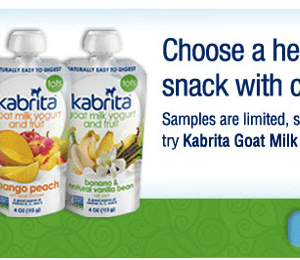 Possibly FREE Kabrita Goat Milk Yogurt & Fruit for Mom Ambassadors