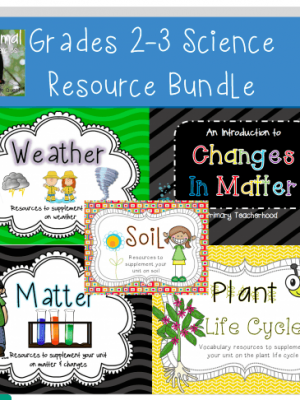 Science Resource Bundle for Children in 2nd – 3rd Grade just $5 {73% OFF}