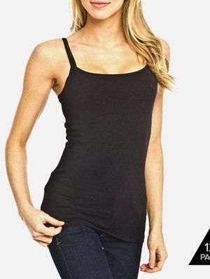 12-Pack All Season Tank Top Camisoles just $32.99 Shipped