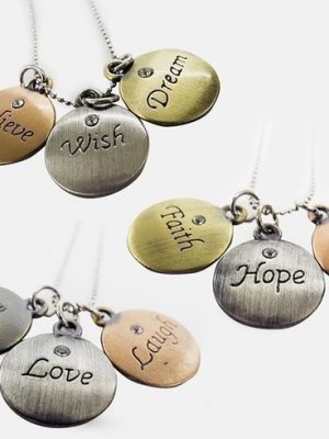 Tokens of Inspiration Necklace just $9.99 + FREE Shipping {Great Teacher Gift}