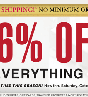 JoS. A. Bank: 66% off MOST Everything Online + FREE Shipping = Great Deal on Cedar Shoe Rack & More