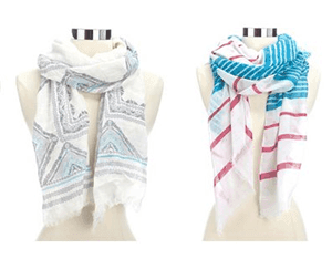 Charlotte Russe:  25% off Sitewide + FREE Shipping {Chevron Scarves $3.74}
