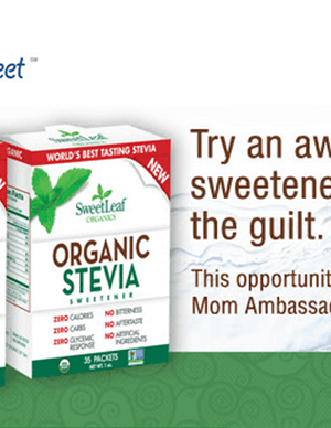 Possibly FREE SweetLeaf Natural Stevia Sweetener for Mom Ambassadors