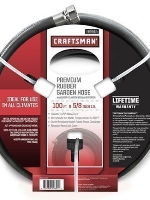 Sears: Craftsman 5/8 in. x 100 ft. All Rubber Hose $34.99 + FREE Pick Up