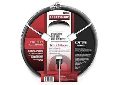 Sears: Craftsman All Rubber Garden Hose 5/8 In. x 50 Ft. $12.95