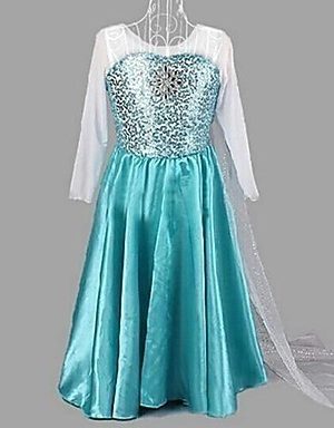 Frozen Inspired Costume Snow Queen Dress just $12.50 + FREE Shipping