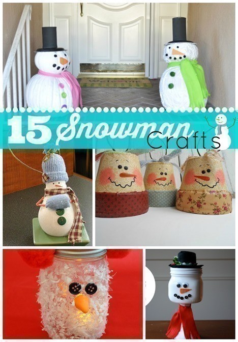 15 Snowman Crafts