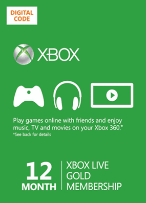 Xbox LIVE 12 Month Gold Membership (Digital Code) just $39.99