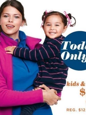 Old Navy:  Microfleece Pullovers as low as $5 {+ Entire Store 50% OFF Ends Today}