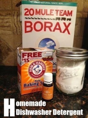 Making your Own Homemade Dishwasher Detergent