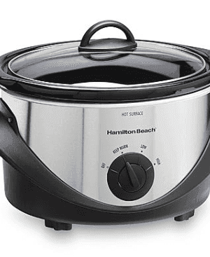 Kmart: Hamilton Beach 4-Quart Black/Stainless Steel Oval Slow Cooker just $9.99 + Free Pick Up