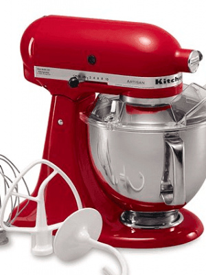 Kohl’s:  Nice Deal on a KitchenAid 5 Qt Artisan Stand Mixer with $50 Rebate, Kohl’s Cash