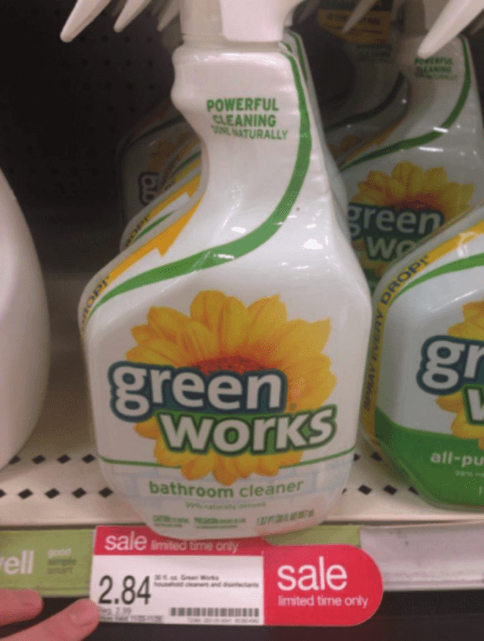 target better than free green works cleaner the works cleaner target