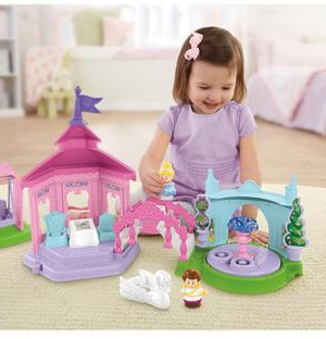 Walmart: Fisher Price Little People Disney Princess Garden Party Playset 50% OFF {Just $20!}