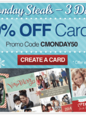 CVS: 50% OFF Custom Photo Cards + FREE Pick Up {As low as $.37}