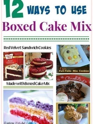 12 Ways to Use Boxed Cake Mix {+ Store Deals}