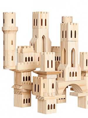 Discovery Kids 69 pc Wooden Castle Blocks just $14.97 {Shipped}