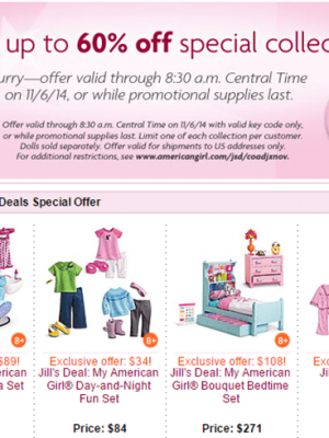 American Girl: Save up to 60% off Special Collections