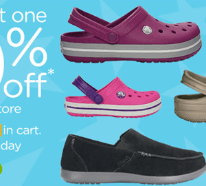 Ends Today | Buy 1 Get 1 50% off at Crocs {Women’s Shoes $7.50}