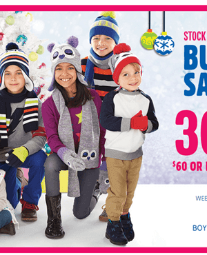 The Children’s Place: Up to 30% of Purchase Coupon + Earn a $10 Gift Card with $30 Purchase