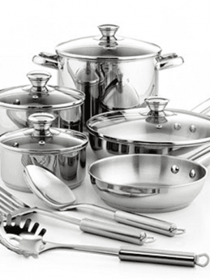 Macy’s: Stainless Steel 12 Piece Cookware Set just $29.99 + FREE Pick Up {Save $69.99}