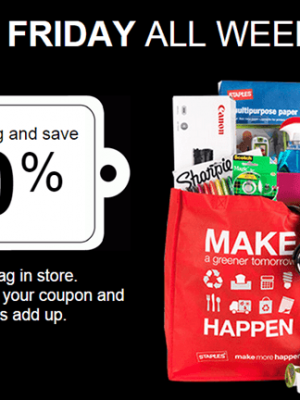 Staples: 20% off Everything you can Fit in the Bag + Deals on Beats Headphones, AMC Gift Cards
