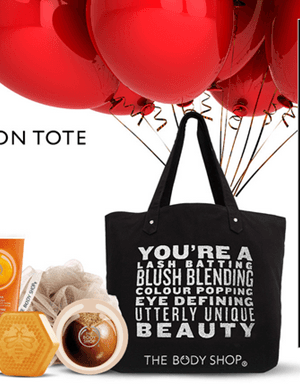 The Body Shop:  HUGE Black Friday Sale + Value Tote just $30 {$125 Value}
