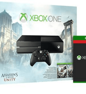 Microsoft Store: XBOX One Assassin’s Creed Unity Bundle + Free Game $329 Shipped