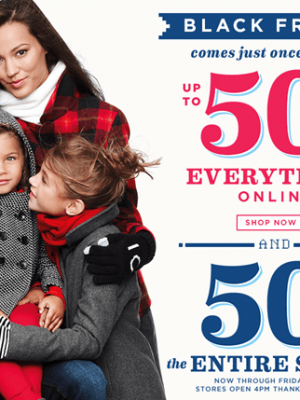 Old Navy: Up to 50% Everything Online + 15% Discount Code