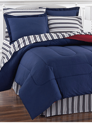 Macy’s: 8 pc Reversible Comforter + Sheet Set just $40 + FREE Pick Up