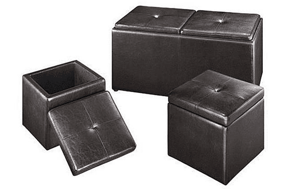 ribbed storage ottoman kmart