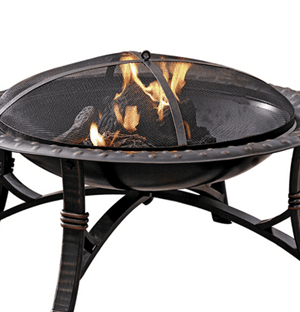 Lowe’s:  Garden Treasures 35-in W Black Steel Wood-Burning Fire Pit just $39 + FREE Pick Up