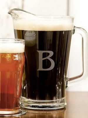 Pottery Barn: Monogrammed Beer Pitcher just $12 + FREE Shipping