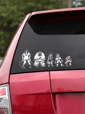 ThinkGeek: Zombie Family Car Decals {5 Sheets–Total of 52} just $5.99 Shipped