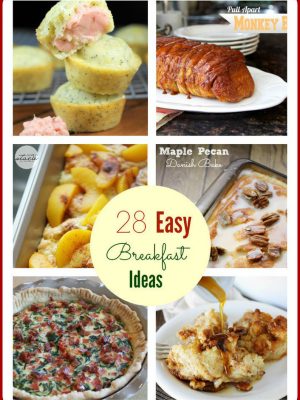 28 Easy Holiday Breakfasts {Pancakes, Quiche, Crock Pot Casseroles & More}