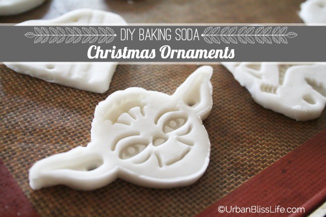 DIY Baking Soda Christmas Ornaments - Urban Bliss Life