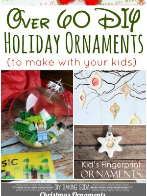 Over 60 DIY Holiday Ornaments To Make with your Kids