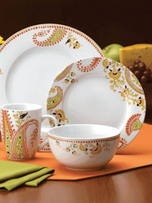 Rachael Ray 16 pc Paisley Dinnerware Set just $44.99
