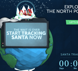 Track Santa with the Norad Santa Tracker