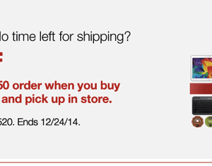 Staples:  $5 off $50 Purchase {Buy Online, Pick Up in Store}