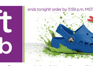 Crocs:  Select Kids Footwear 2/$30 + FREE shipping on $25 {Ends Tonight!}