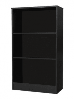 3-Shelf Standard Bookcase in White or Black $19.88 + Free Pick Up