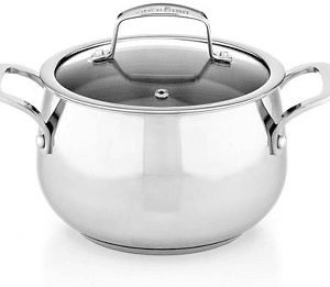 Macy’s: Belgique Stainless Steel 3 quart Covered Soup Pot $15.99 + FREE Pick Up