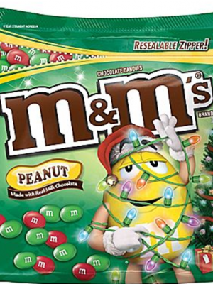 Staples: Holiday Peanut M&M’s 42 oz Bag just $4.99
