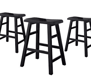 Set of 3 Counter Height Saddle Stools just $63 Shipped