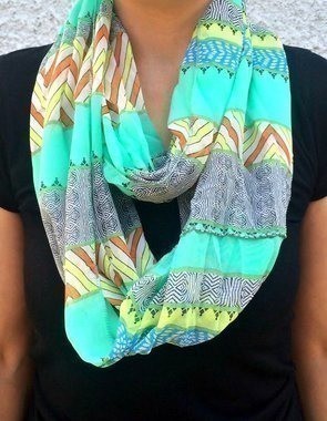 BelleChic: Set of 4 Chevron or Infinity Tribal Print Scarves just $16 {Shipped FREE}