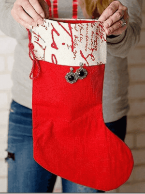Cents of Style:  Christmas Stocking + Bonus Earrings just $8.95 {Shipped}